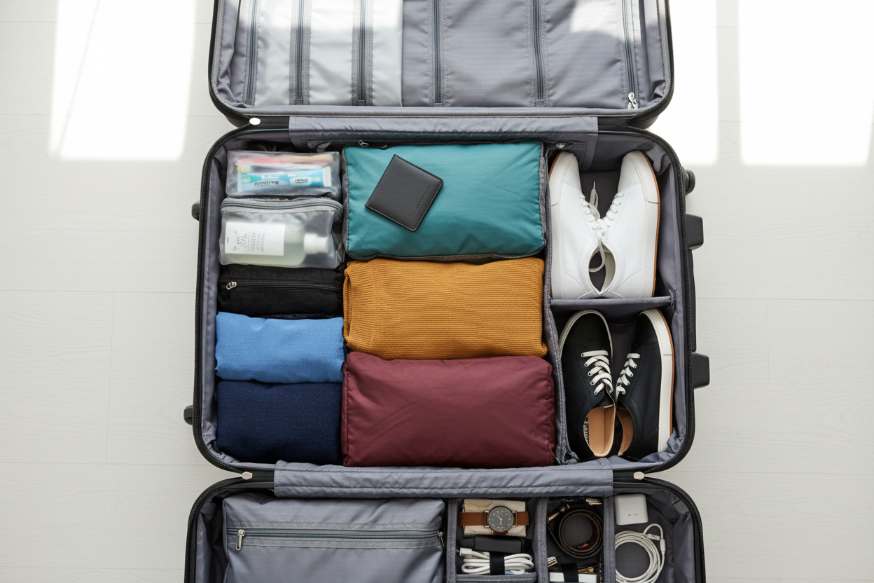 valise bien organiser 